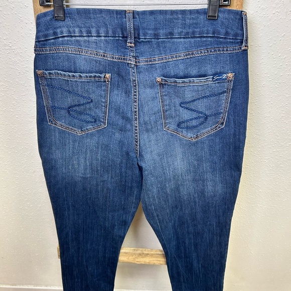 Seven7 Dark Blue Skinny Jeans - Picture 4 of 5